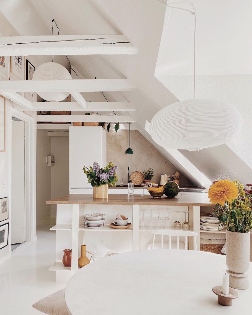 Rispapirlampe oval 50cm pachia