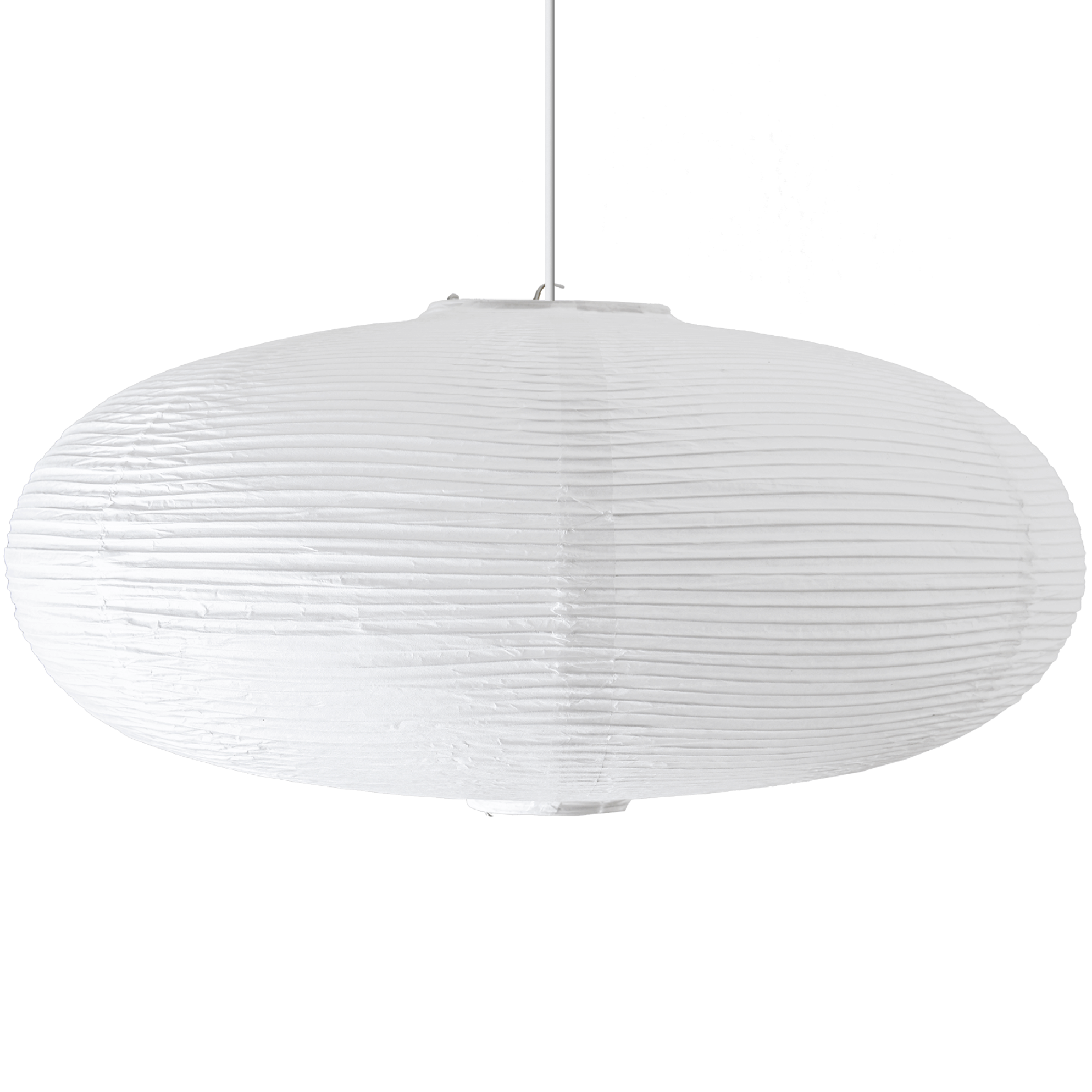 Premium oval 50cm rispapirlampe - Billede 4