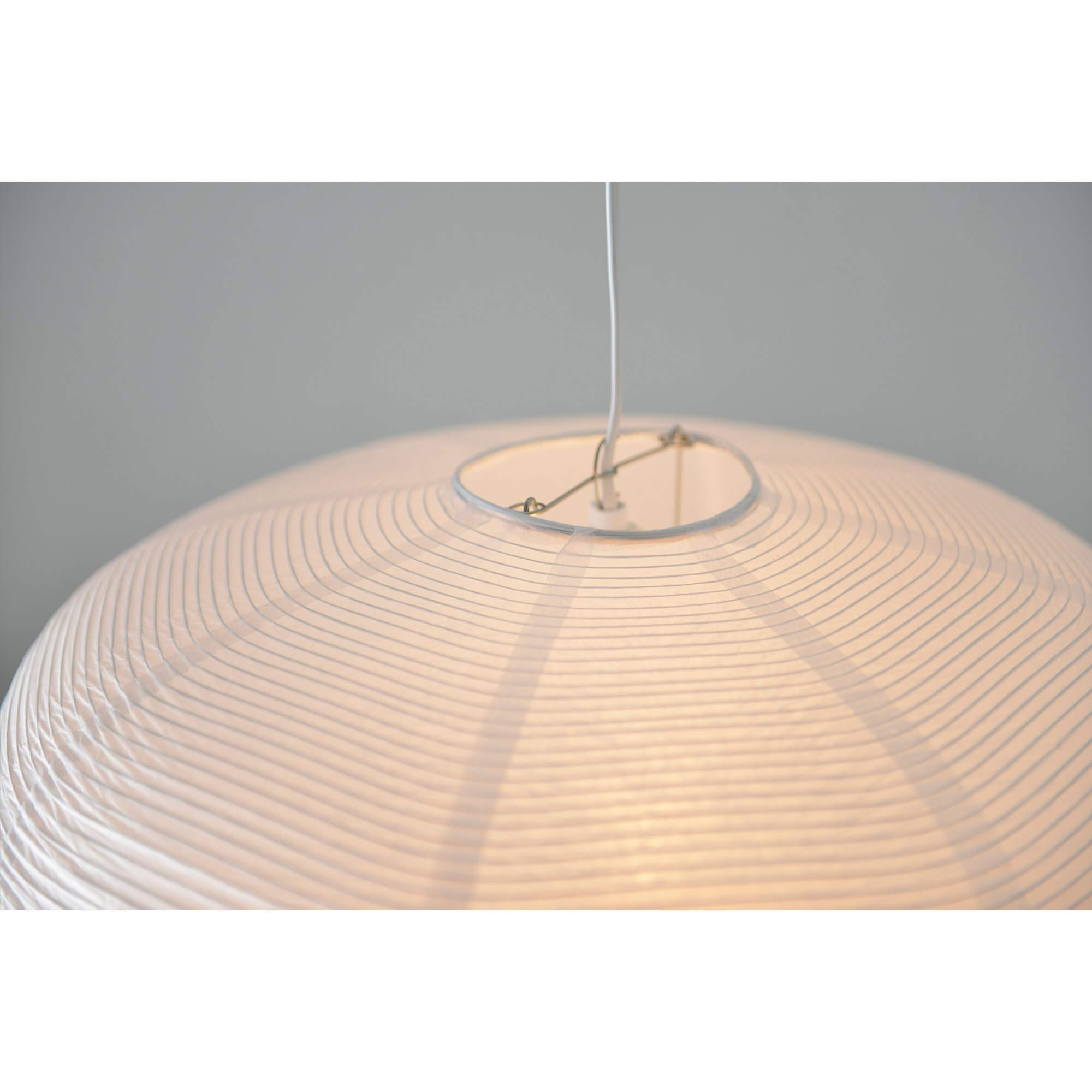 Premium oval 50cm rispapirlampe - Billede 3