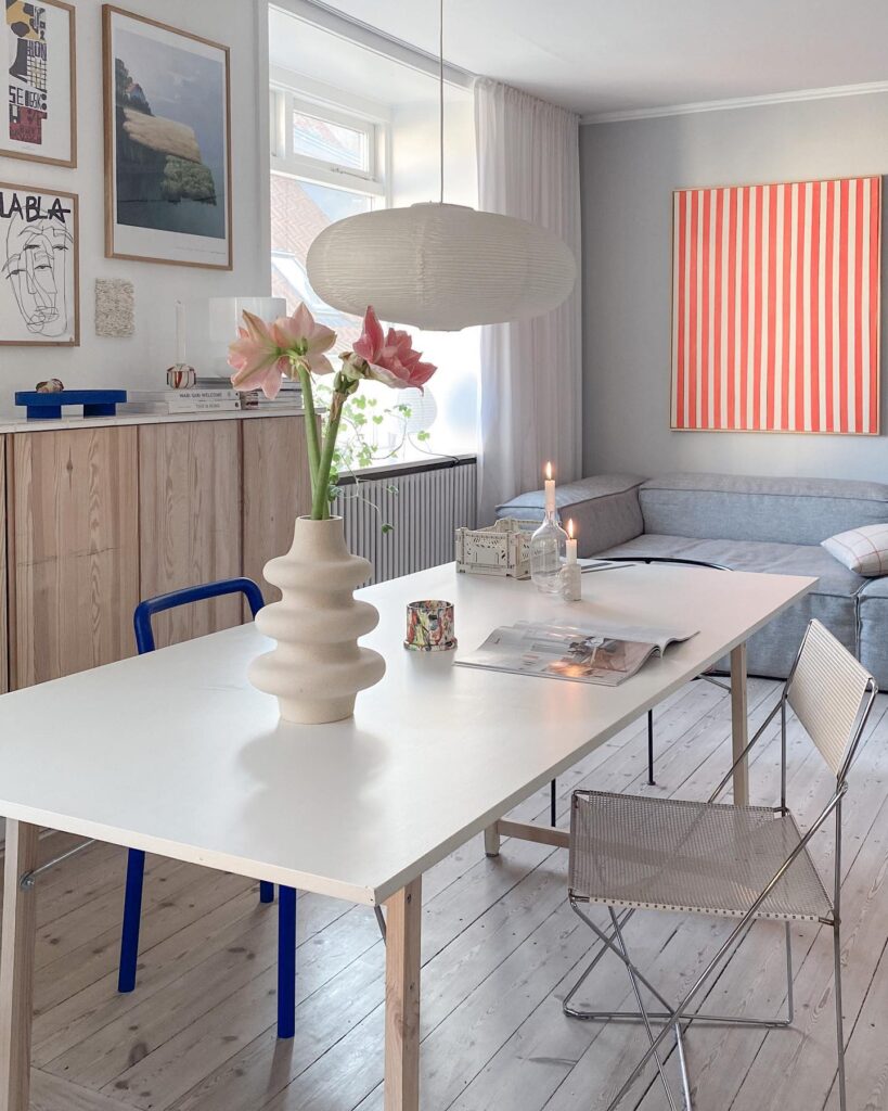 Oval rispapirlampe 50 cm fra pachia - premium design