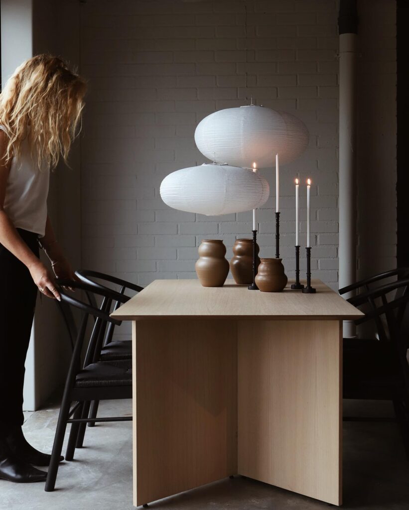 Rispapirlampe i 50cm og 60 cm oval fra pachia's premium collection