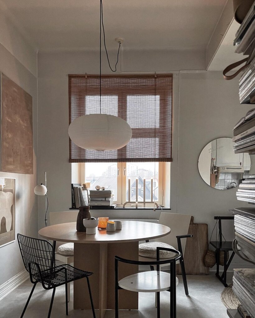 Oval 60 cm rispapirlampe i premium design fra danske Pachia