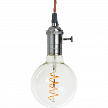 Vintage fatningssæt mørk aluminium