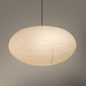 Také - Große ovale Lampe aus Reispapier 120 cm